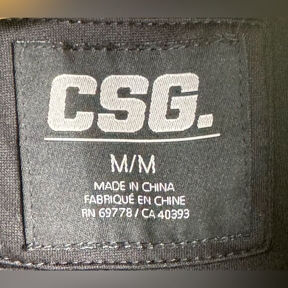 CSG Quarter Zip Pullover Hooded Neon Windbreaker Hoodie Jacket. Pockets. Medium. - Picture 5 of 6